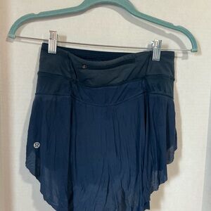 lululemon athletica Deep Blue Mini Skort